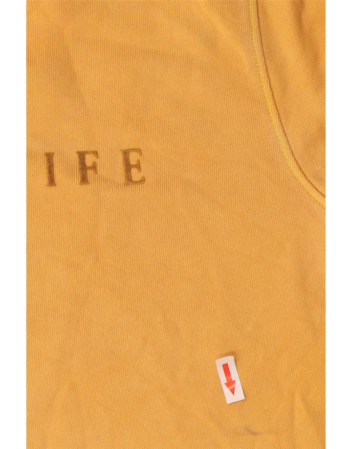 Marks & Spencer Sweat-shirt graphique pour hommes, grand coton jaune