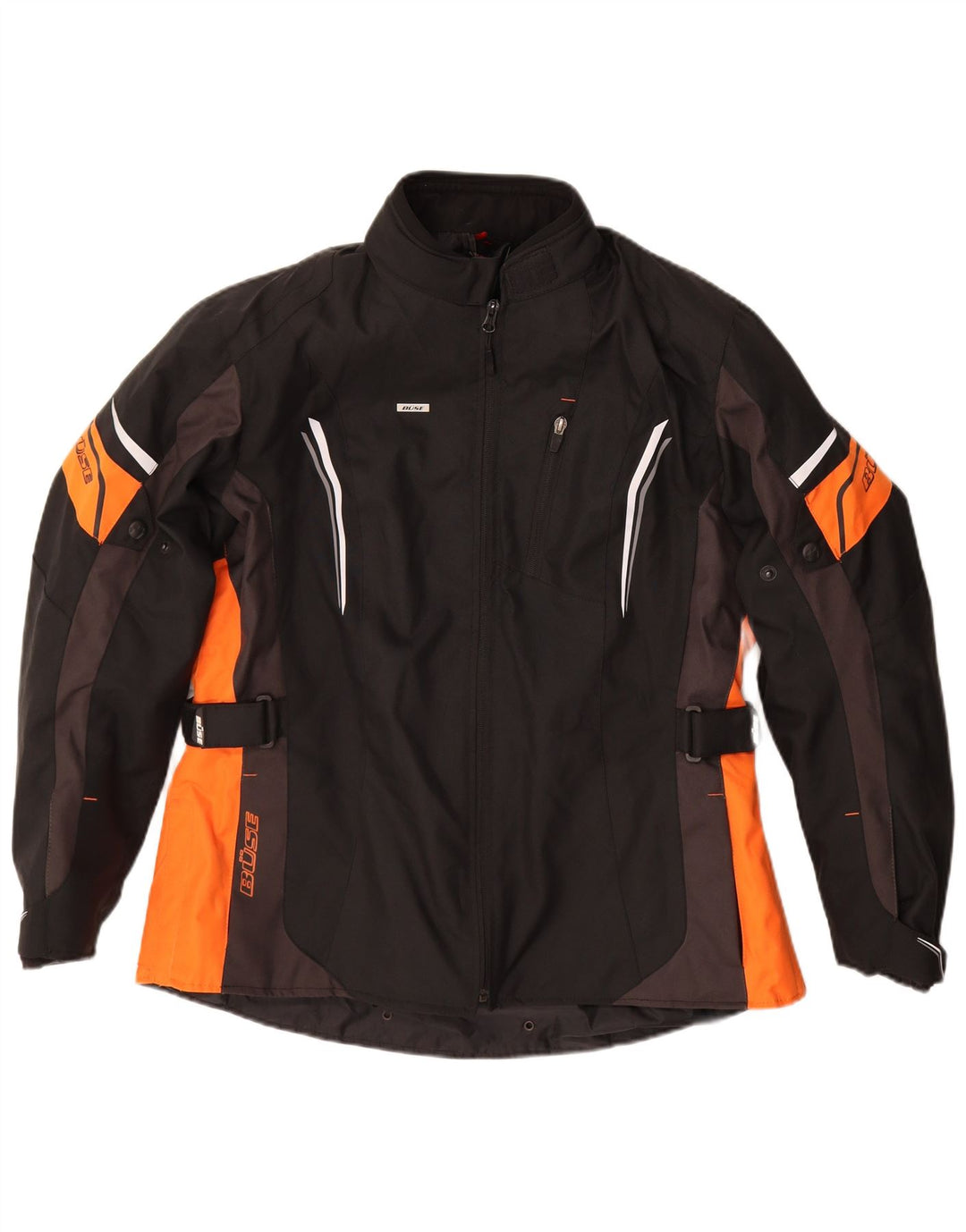 Buse Mens Graphic Racer Jacket Taille 44 Grand Noir Colourblock