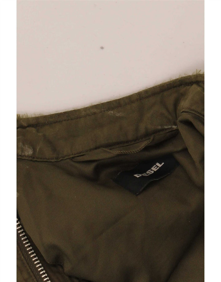 Diesel Veste Bomber Homme UK 36 Petit Kaki