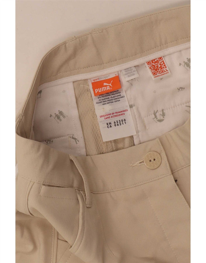 Puma Pantalon Capri Femme W28 L20 Beige Polyester