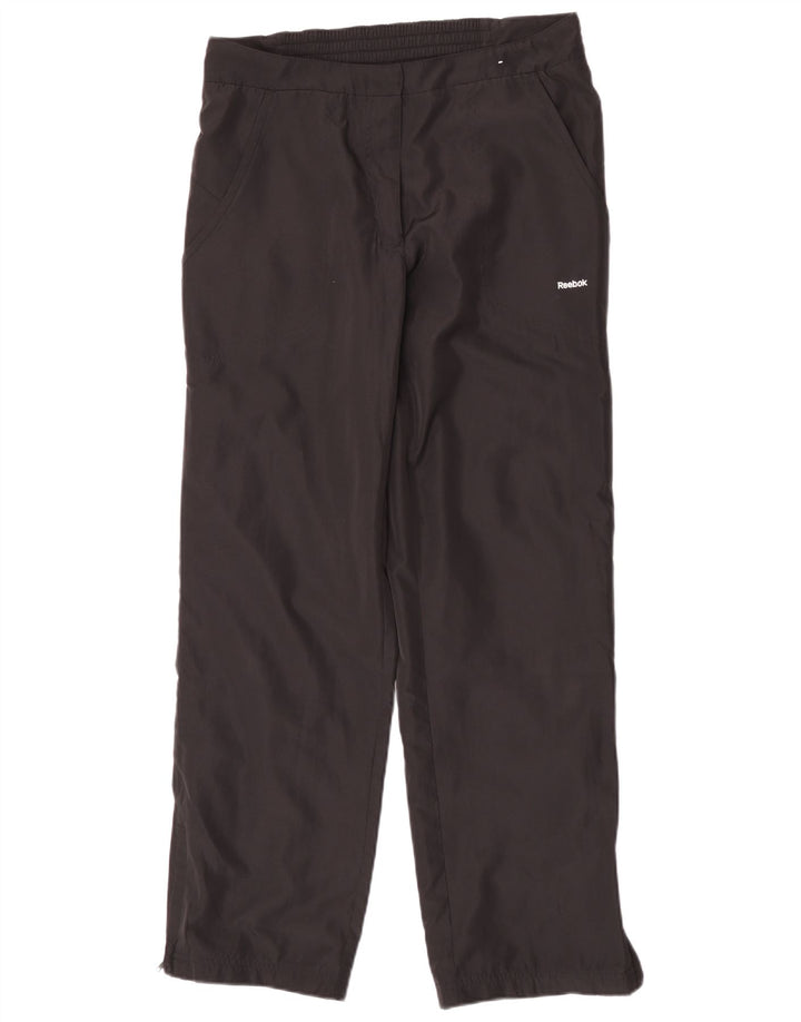 Reebok Pantalon De Survêtement Femme UK 12 Medium Noir Polyester