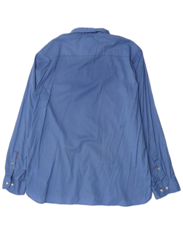 Tommy Hilfiger Chemise coupe régulière pour homme 2XL Bleu Coton