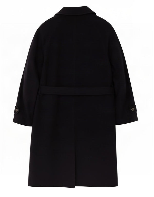 Les Copains Pardessus Femme IT 50 XL Bleu Marine Camelhair