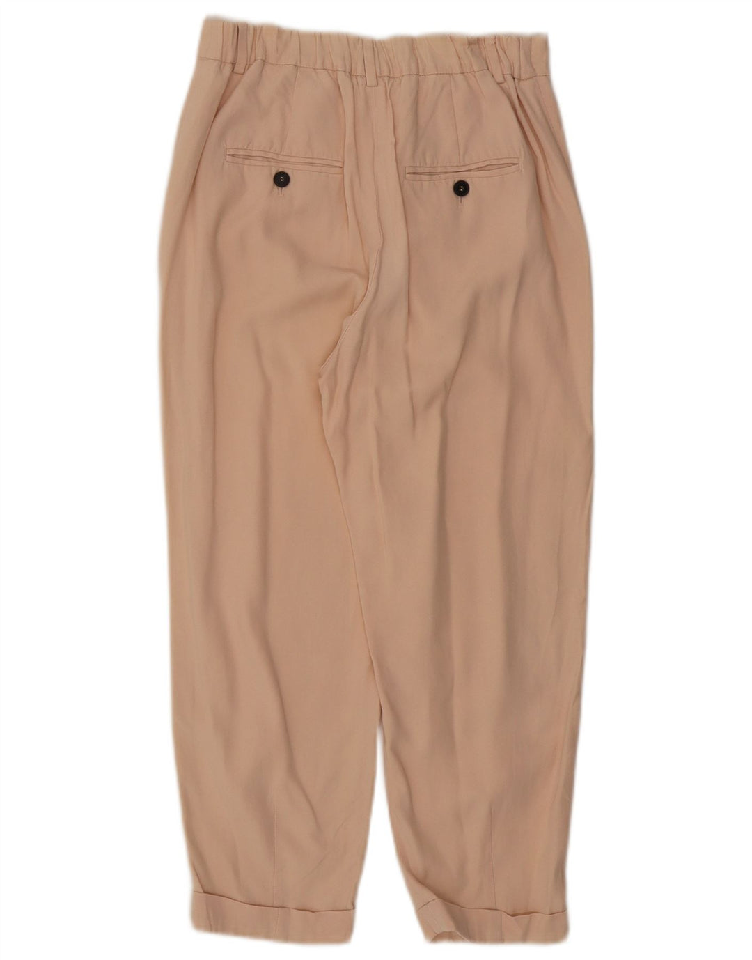 Zara Femme Pantalon Capri Pegged Petit W26 L22 Beige