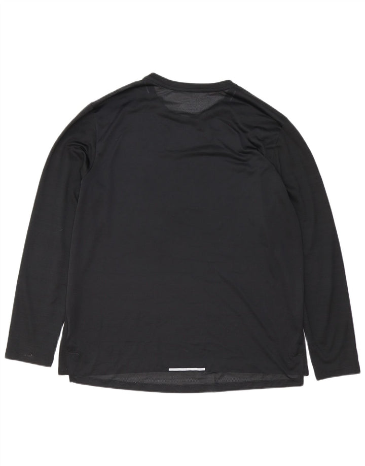 NIKE Haut Dri Fit à manches longues pour homme XL Noir