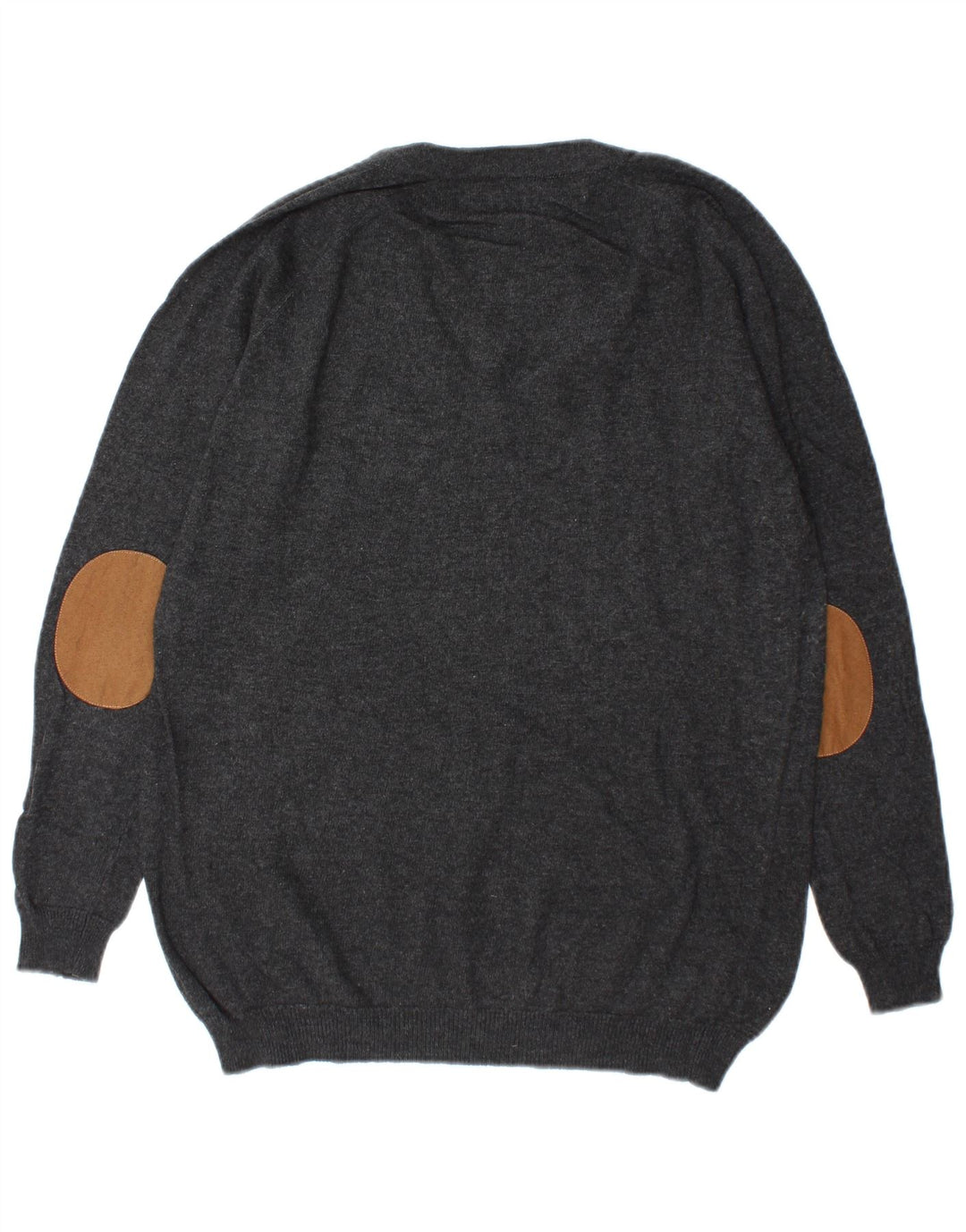Zara Pull Col V Homme Petit Gris Coton