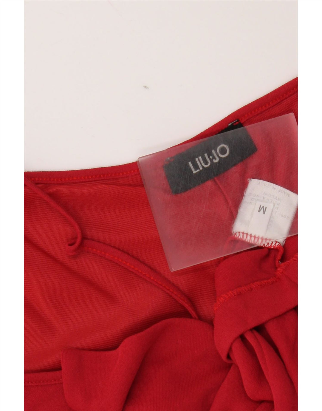 Liu Jo Robe Slip Femme UK 42 Viscose Florale Rouge Moyen