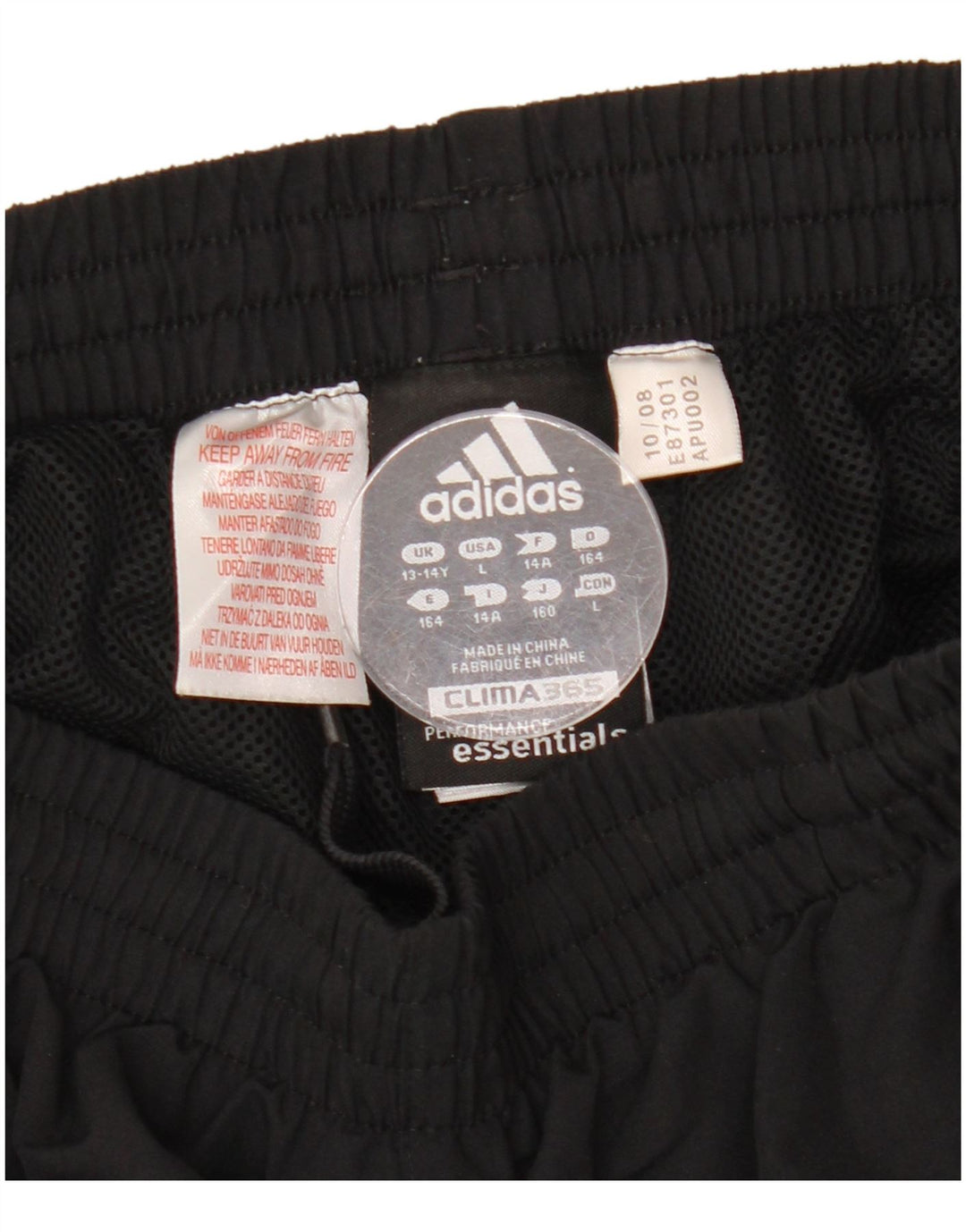 ADIDAS Pantalon de survêtement Clima 365 Garçon 13-14 ans Noir