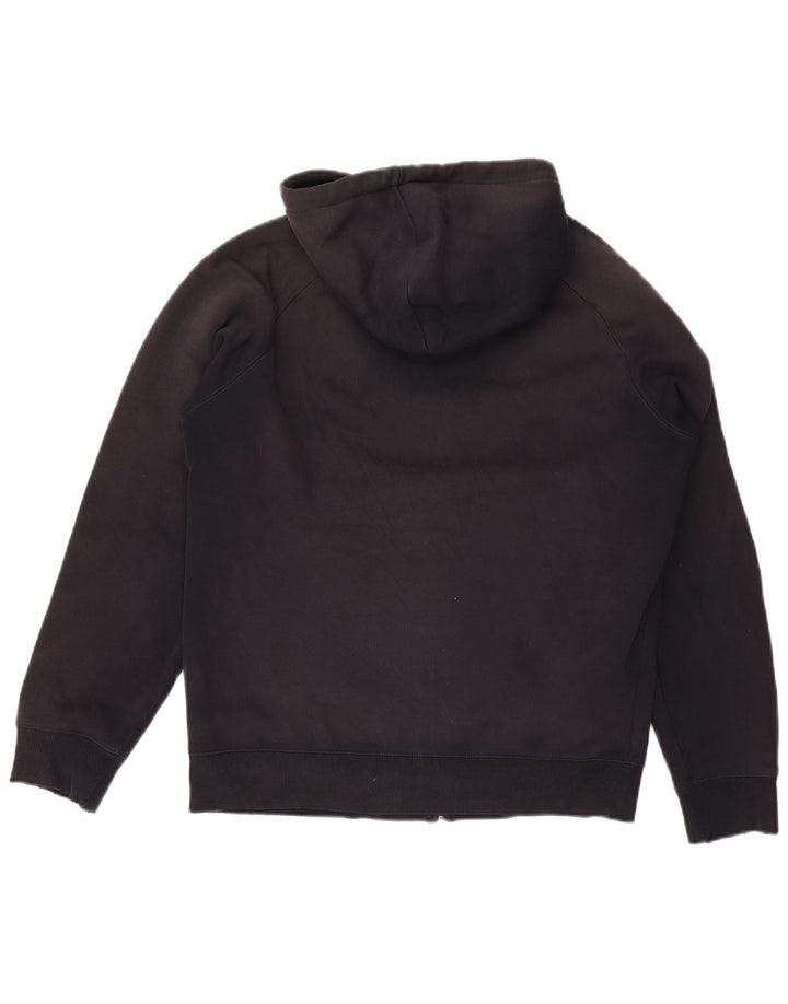 Carhartt Pull à capuche zippé pour homme en coton bleu marine moyen