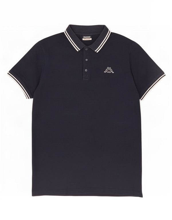 Kappa Polo Homme 2XL Bleu Marine Coton