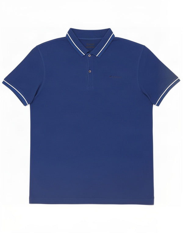 Lotto Polo Homme 2XL Bleu Coton