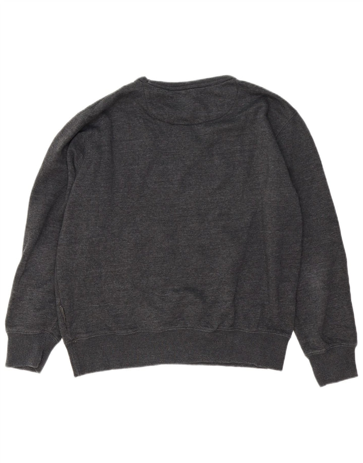 French Connection Sweat-Shirt Homme Gris Large Coton
