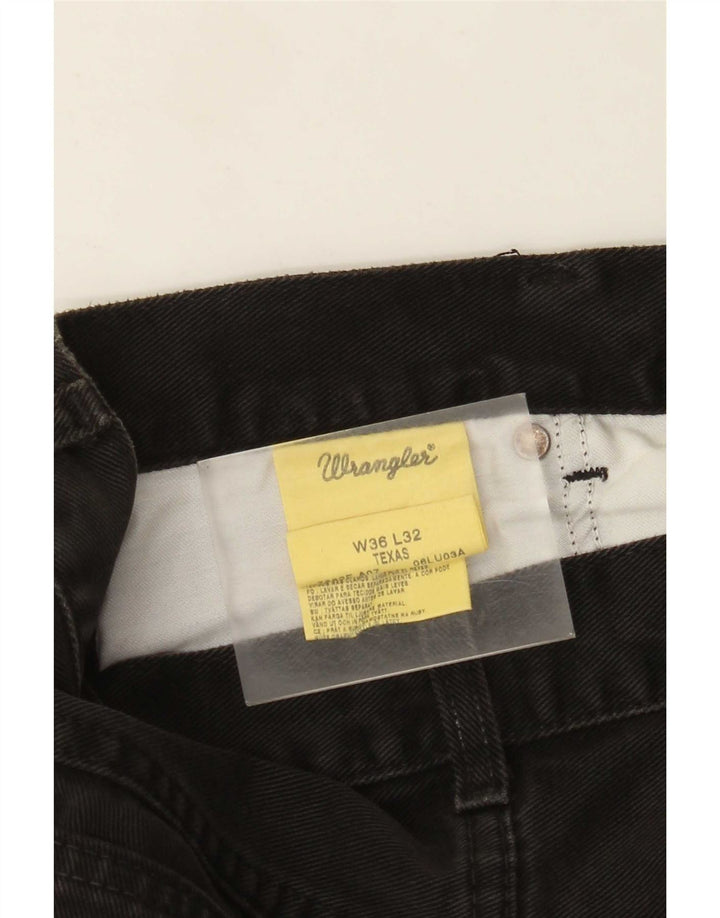 Wrangler Jean Droit Texas Homme W36 L32 Noir Coton