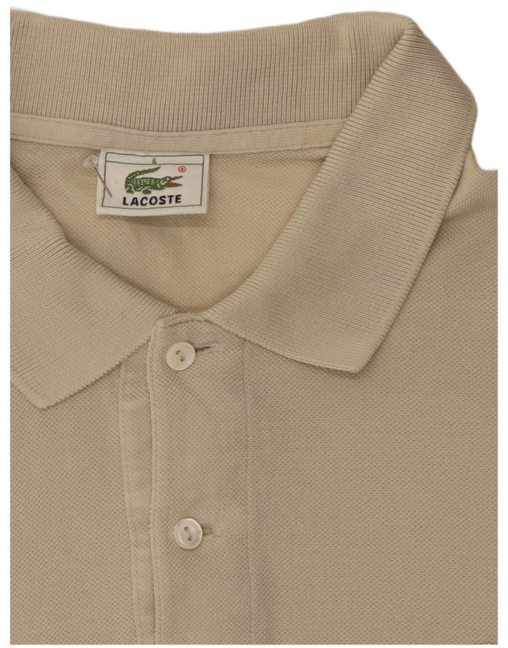 Lacoste Polo Homme Taille 6 XL Beige
