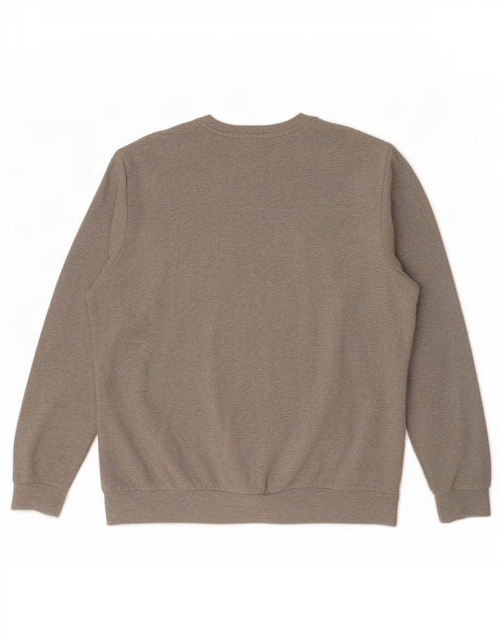 Fila Sweat-shirt pour homme Gris 2XL Coton
