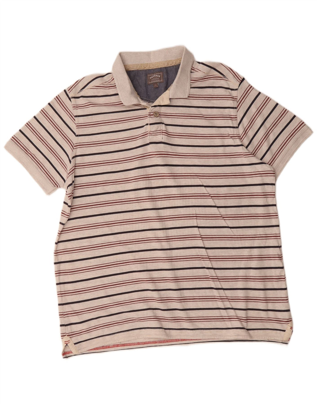 Polo Homme Fat Face XL Gris Rayé Coton