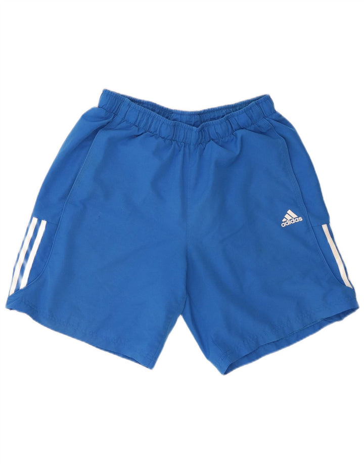 Adidas Short de sport Climalite pour homme, grand bleu