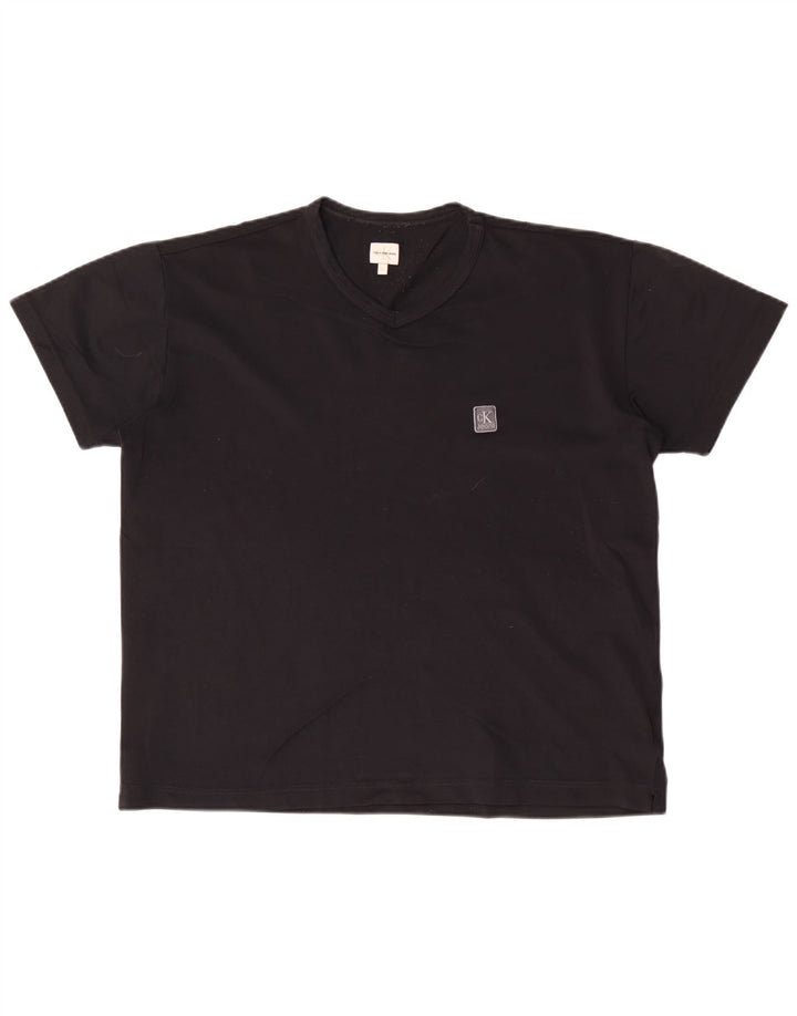 Calvin Klein Jeans T-Shirt Homme Top XL Noir Polyamide