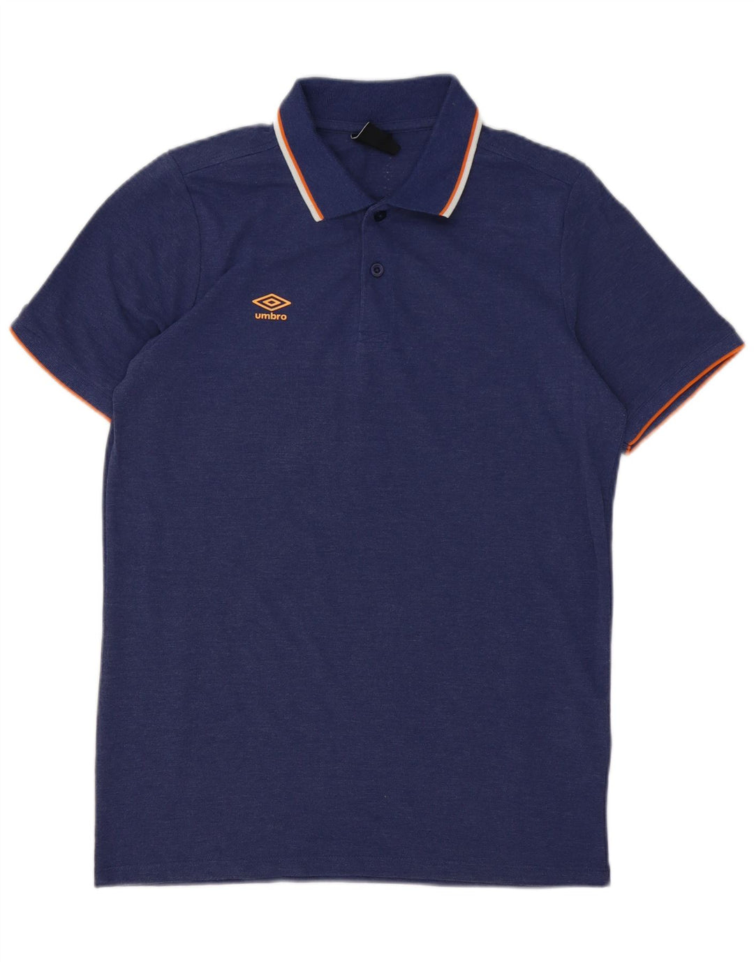 UMBRO Polo Homme Bleu Marine Moyen Coton