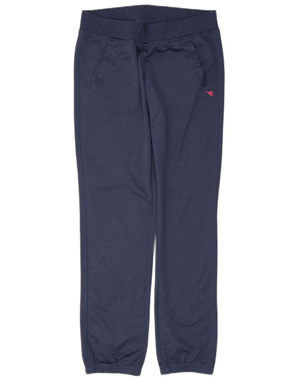 Diadora Pantalon de survêtement pour femme Joggers UK 14 Large Bleu Marine Polyester
