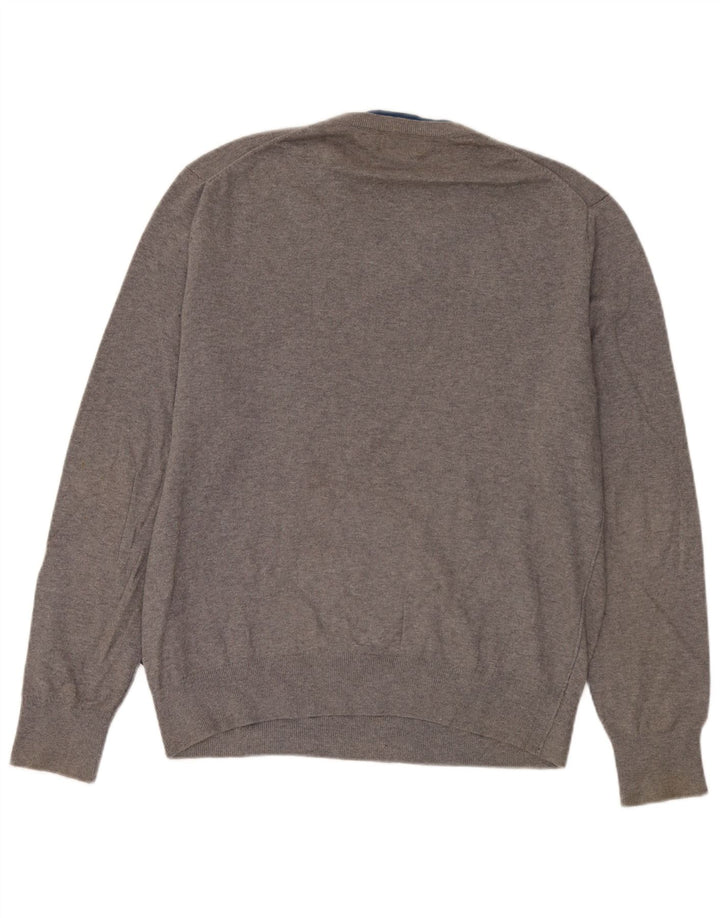 Paul Smith Pull col V Homme XL Gris Coton