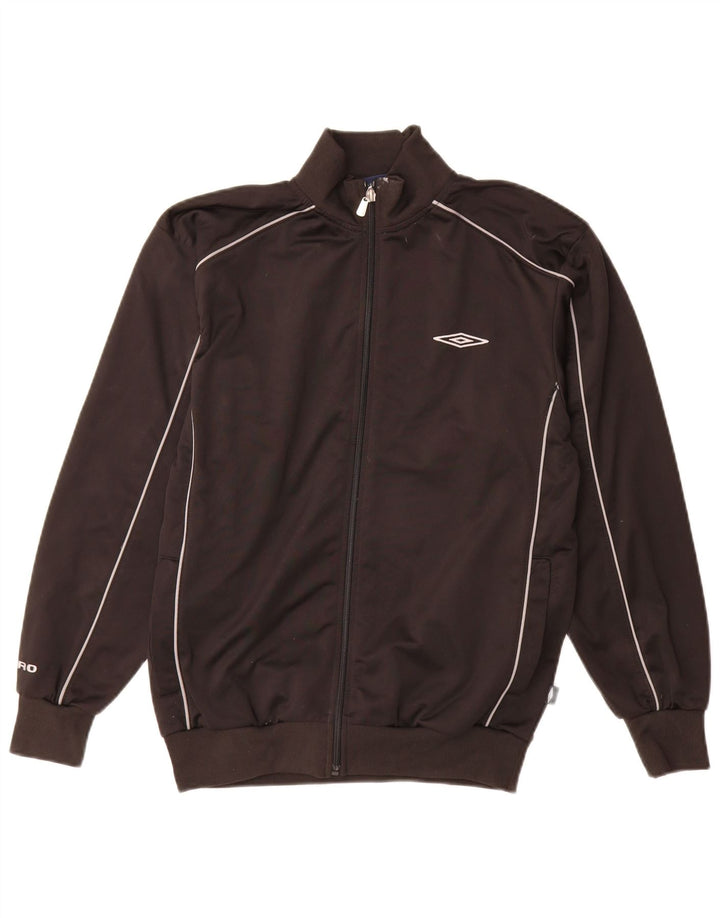 UMBRO Veste de survêtement pour garçon 12-13 ans XL Noir Polyester