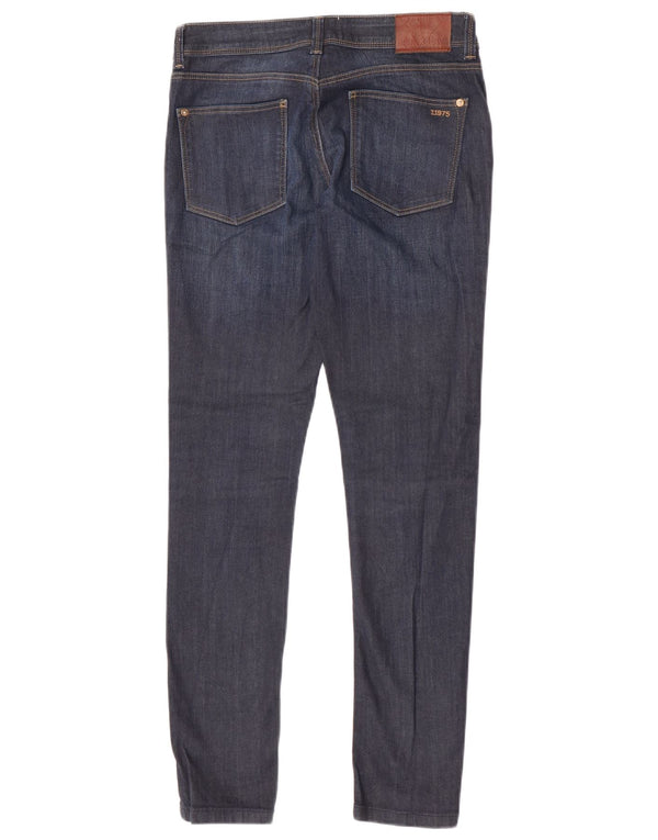 Zara Jean skinny femme EU 38 Small W28 L30 Bleu marine Coton