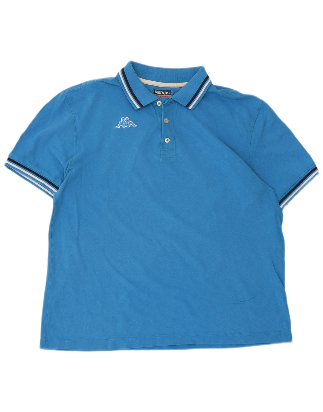Kappa Polo Homme 2XL Bleu Coton