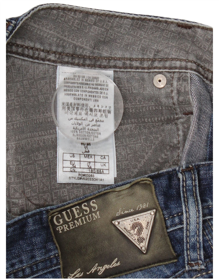 Guess Jean droit homme W34 L34 bleu coton