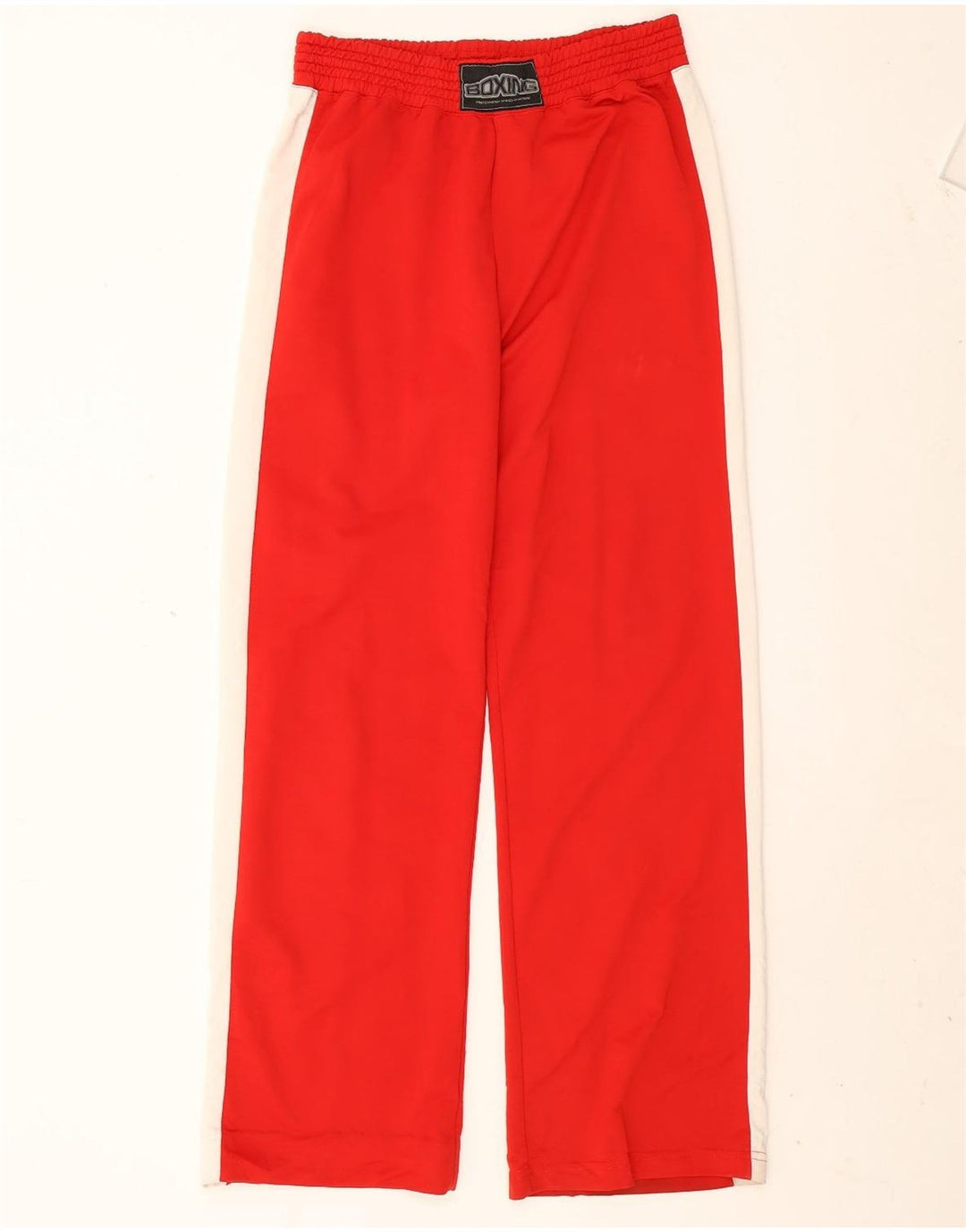 Zara Pantalon De Survêtement Homme Large Rouge Colorblock Polyester