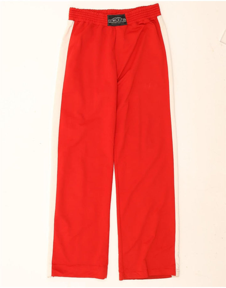 Zara Pantalon De Survêtement Homme Large Rouge Colorblock Polyester