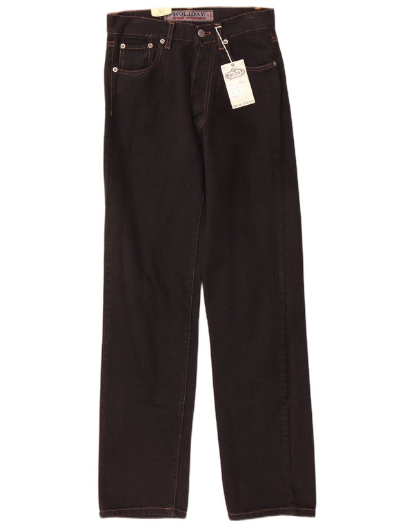 Holiday 511 Jean droit coupe originale pour femme IT 40 Small W26 L32 Noir