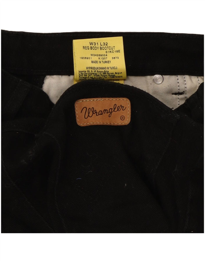 Wrangler Jean Bootcut Femme W31 L32 Coton Noir