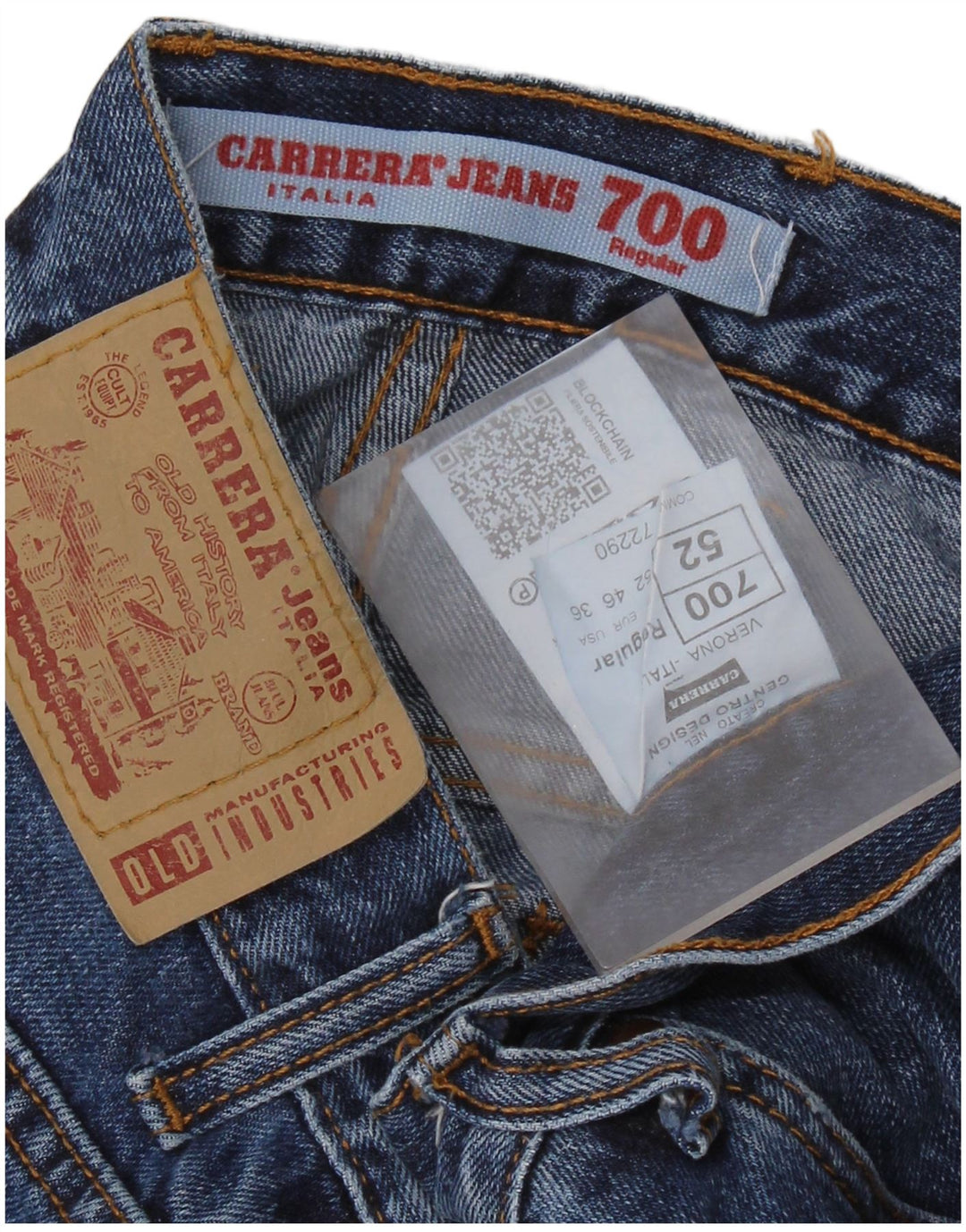 CARRERA Jean Droit 700 Homme W36 L33 Bleu Coton