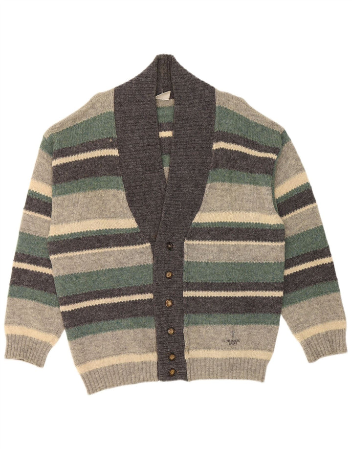 Trussardi Cardigan Pull XL Multicolore Rayé |