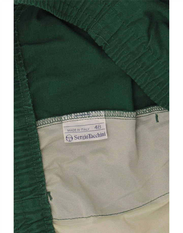 Sergio Tacchini Short de sport homme IT 48 vert moyen polyester