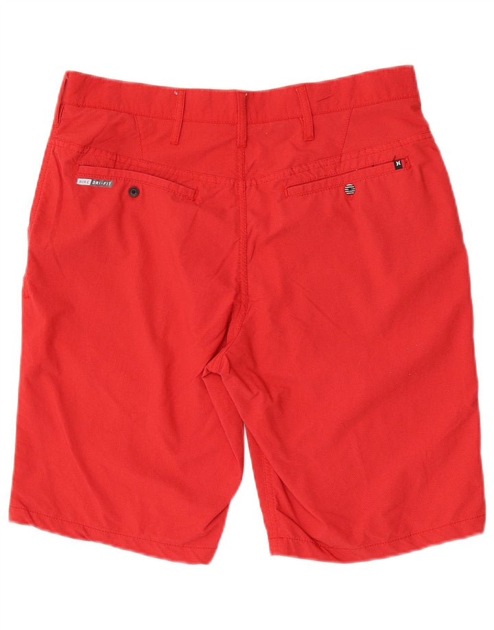Hurley Short Chino Dri Fit W30 Homme Rouge Moyen Nylon