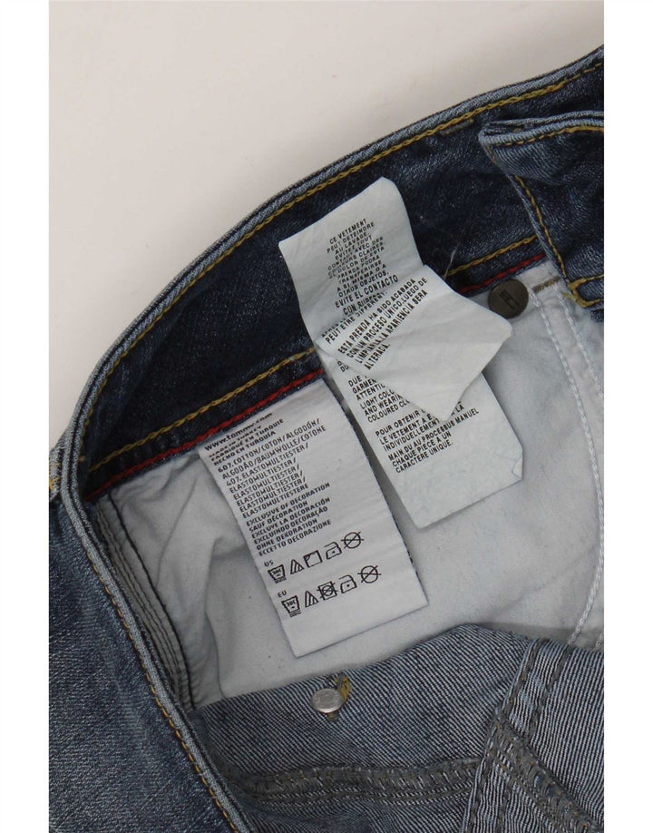 Tommy Hilfiger Jean évasé femme W29 L32 bleu coton