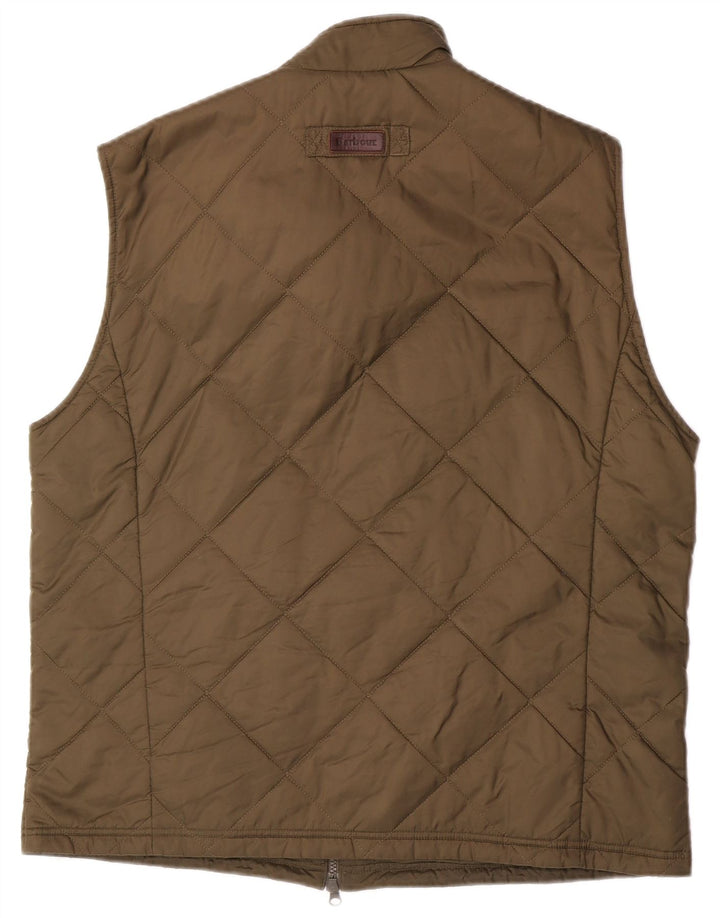 Barbour Gilet matelassé pour hommes UK 42 XL Kaki Polyamide