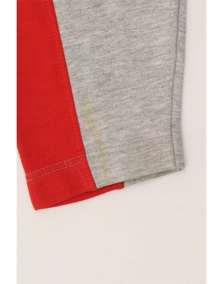 Stefanel Sweat-Shirt Graphique Garçon 10-11 Ans Gris Colorblock