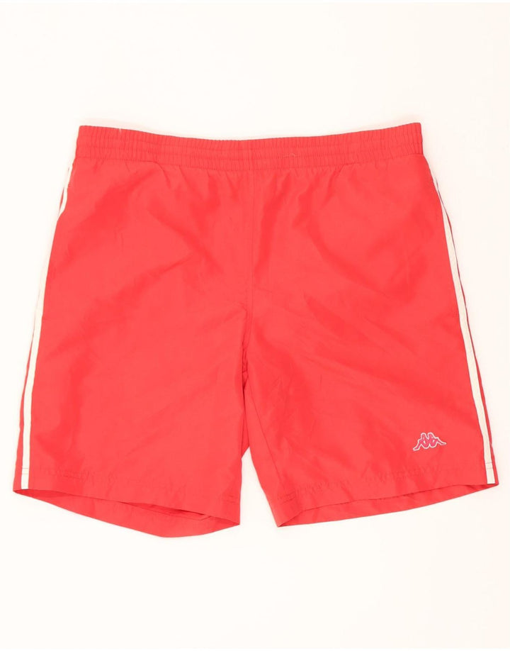 Kappa Short de bain homme petit rouge polyester