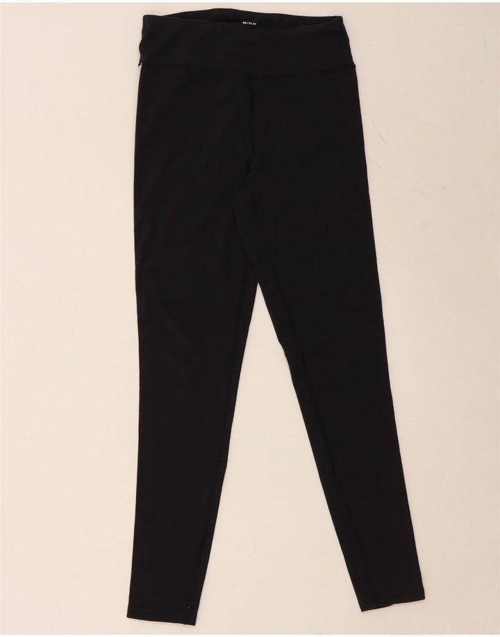 UNDER ARMOUR Legging graphique Heat Gear pour femme UK 10 Small Noir