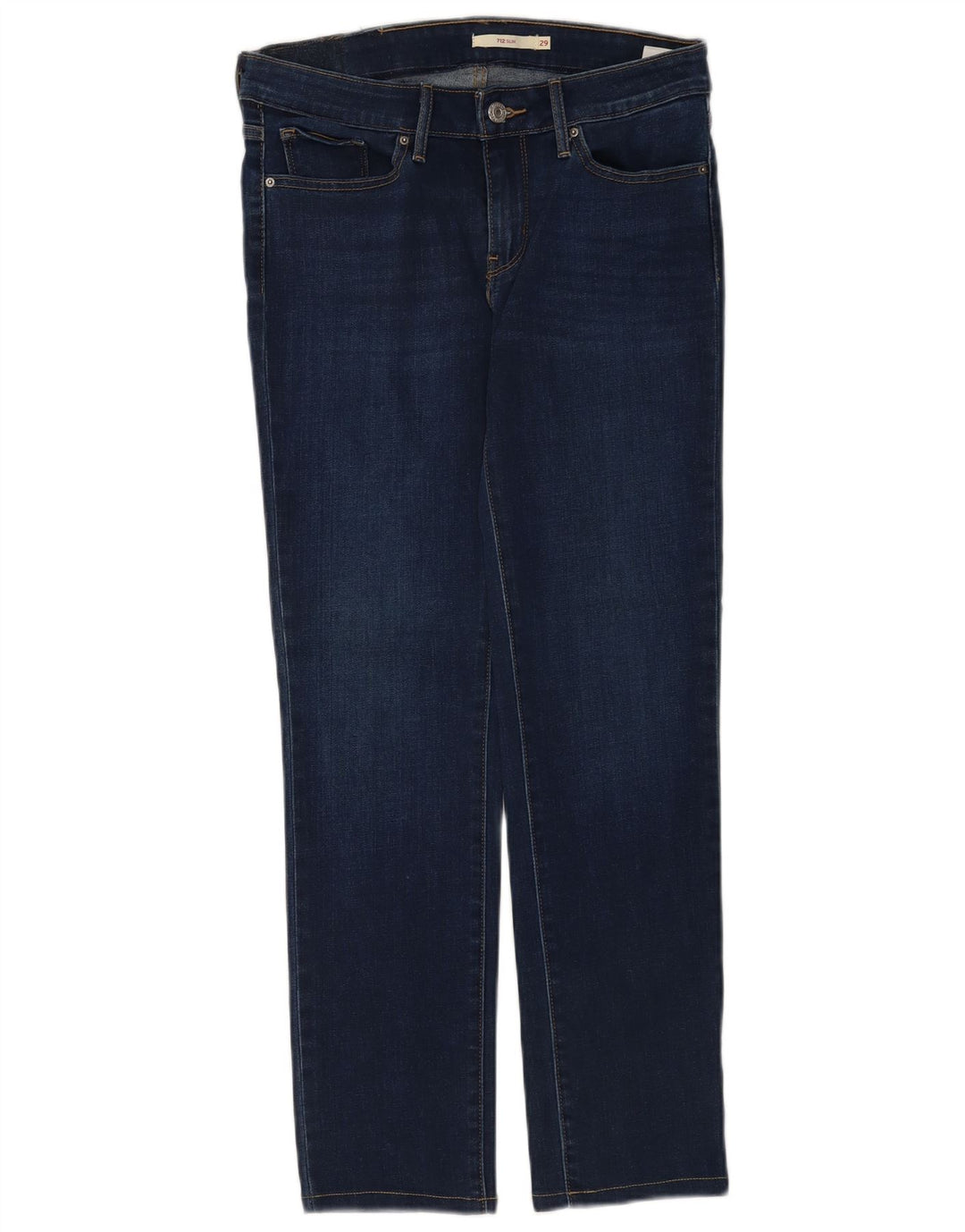 Levi's Jean Slim 712 Femme W29 L28 Bleu Coton