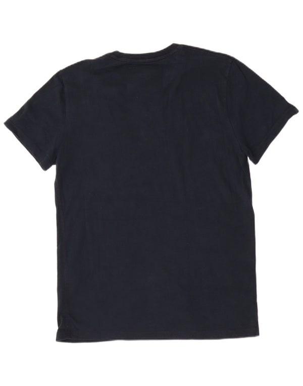 Superdry T-Shirt Graphique Homme Bleu Marine Moyen Coton Floral