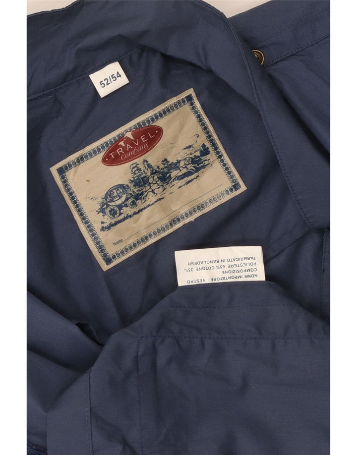 veste utilitaire homme vintage IT 52 XL Bleu Polyester