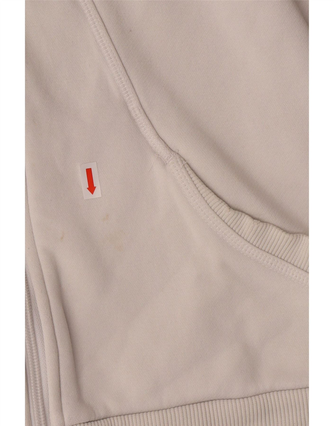 PUMA Pull à capuche zippé pour femme UK 10 Small Blanc