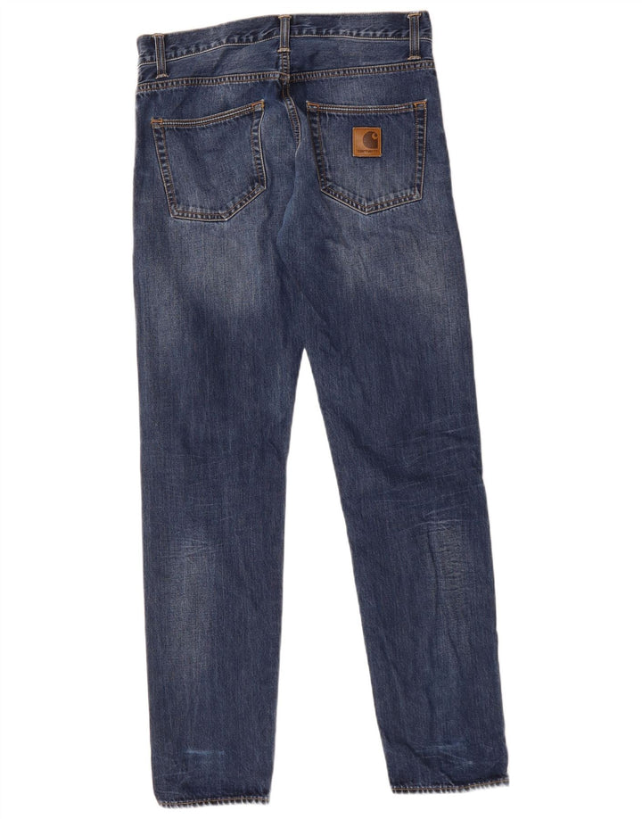 Carhartt Jean droit Klondike homme W30 L32 bleu coton