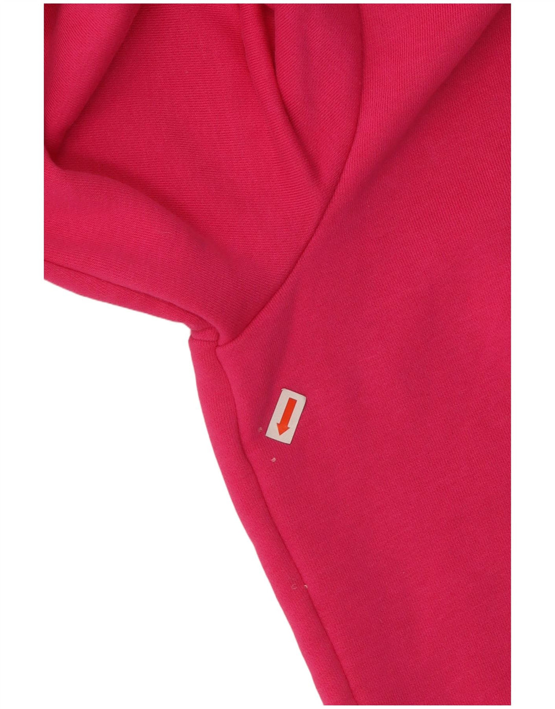 ADIDAS Pull à capuche zippé graphique pour femme UK 16/18 Grand coton rose