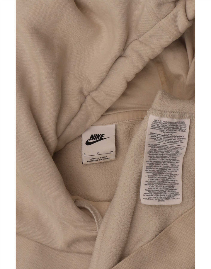 Nike Pull à capuche pour homme Petit coton beige