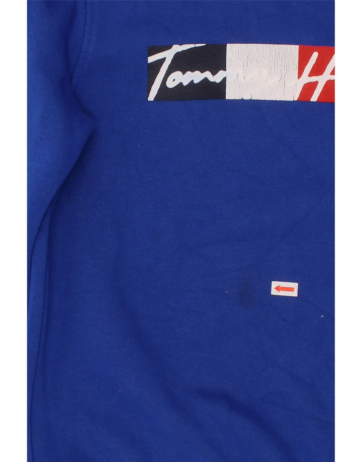 TOMMY HILFIGER Sweat-shirt graphique pour garçon 8-9 ans Bleu moyen en coton